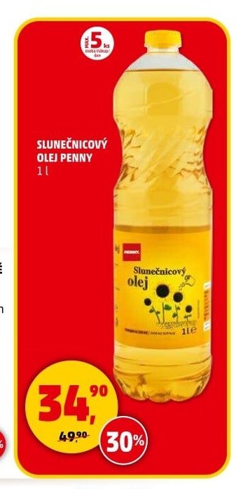 SLUNEČNICOVÝ OLEJ PENNY