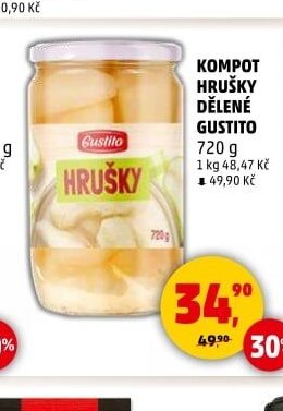 KOMPOT HRUŠKY GUSTITO