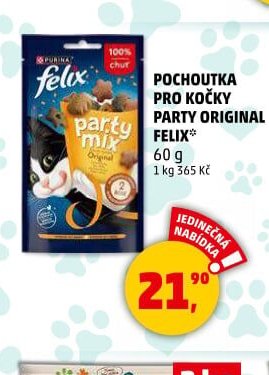 Pochoutka pro kočky Party Original Felix 60 g
