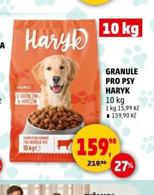 Granule pro psy Haryk 10 kg