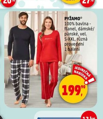 Pyžamo 100% bavlna