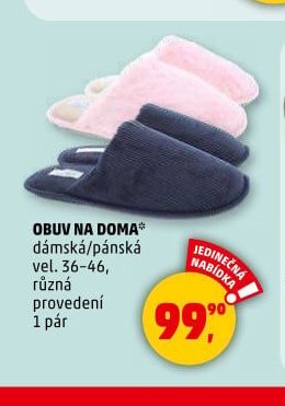 Obuv na doma 1 pár