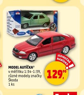 MODEL AUTÍČKA Škoda
