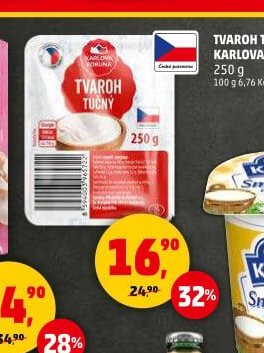 TVAROH TUČNÝ KARLOVA KORUNA