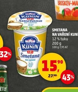 SMETANA NA VAŘENÍ KUNÍN