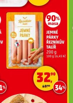 JEMNÉ PÁRKY ŘEZNÍKŮV TALÍŘ