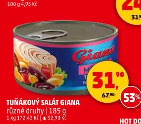 TUŇÁKOVÝ SALÁT GIANA