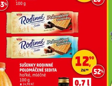 SUŠENKY RODINNÉ POLOMÁČENÉ SEDITA