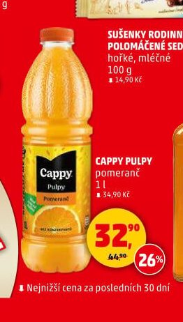 CAPPY PULPY pomeranč