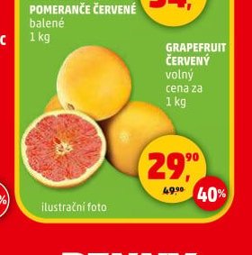 GRAPEFRUIT ČERVENÝ