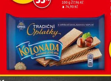 Tradiční oplatky Kolonáda Opavia - Penny Market akcniletaky.com