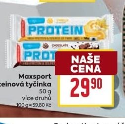 Maxsport Proteinová tyčinka
