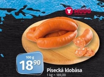 Písecká klobása Maso uzeniny Písek