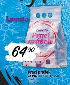 Prací prášek Lavato