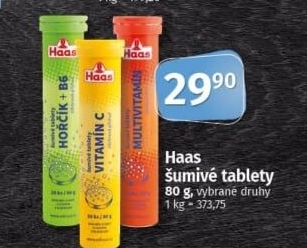 Šumivé tablety Haas