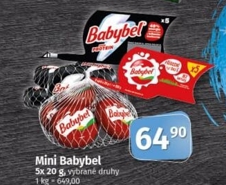 Sýr Mini Babybel Veselá kráva