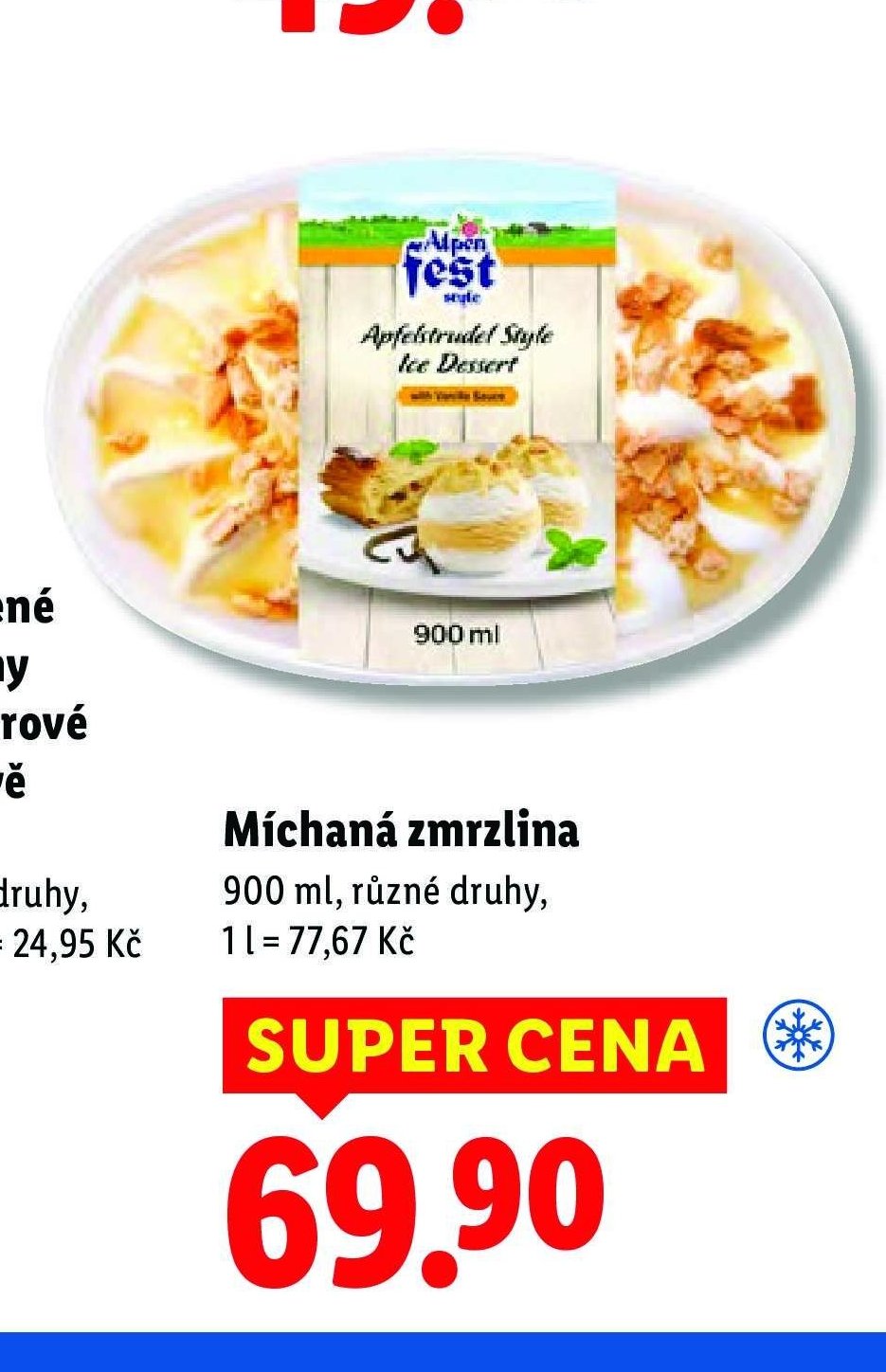 Alpenfest Míchaná zmrzlina 900 ml