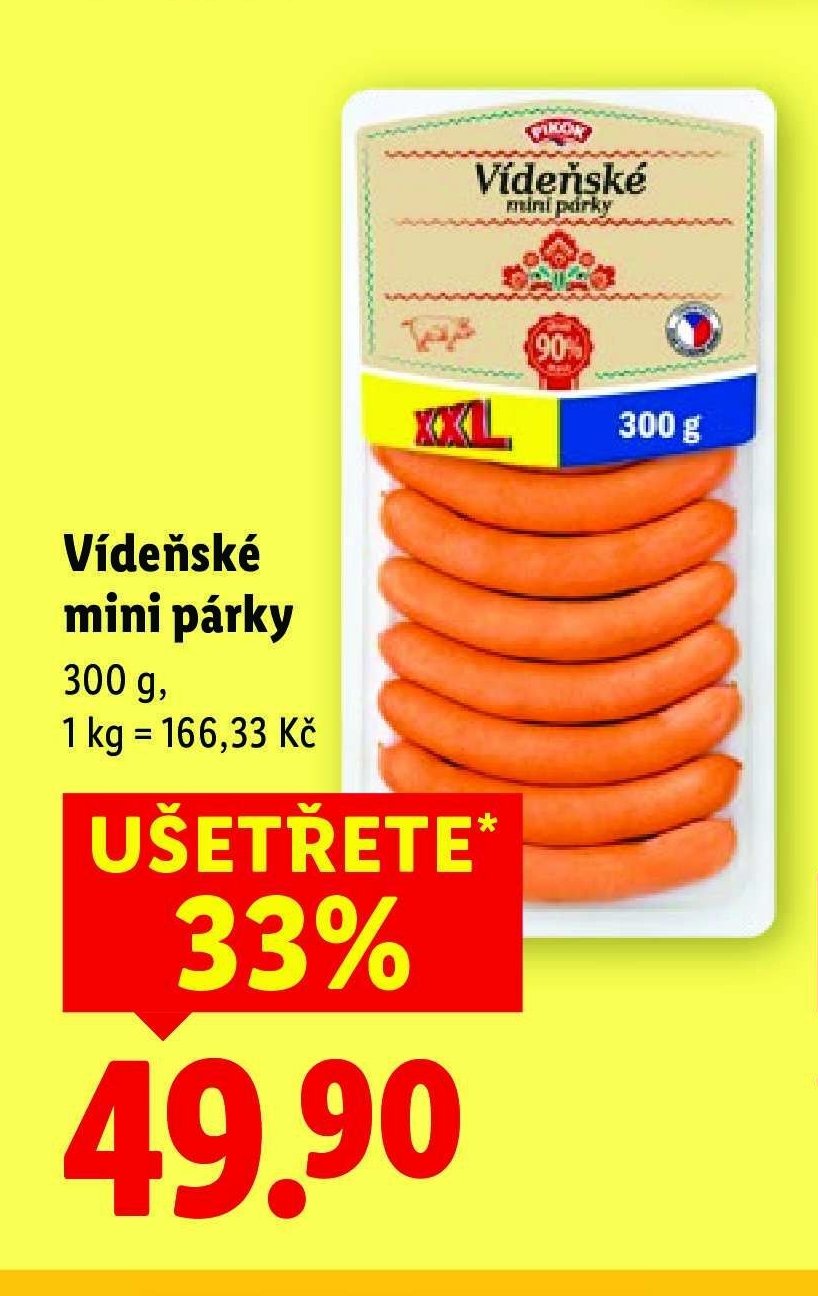 Vídeňské mini párky
