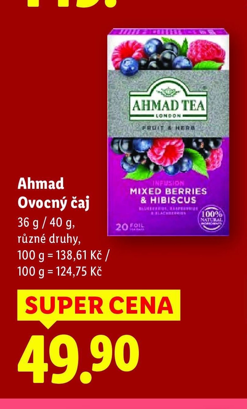 Ahmad Ovocný čaj 36 g / 40 g