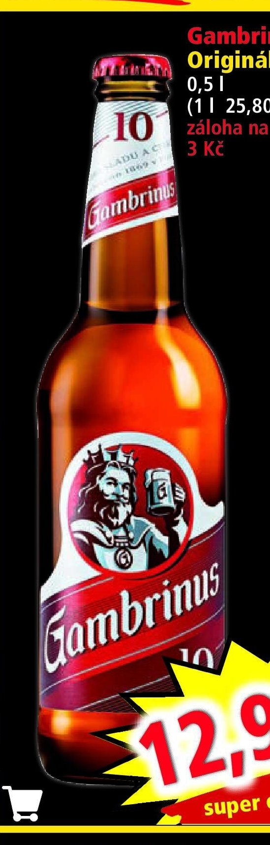 Gambrinus Originál 10 0,5 l