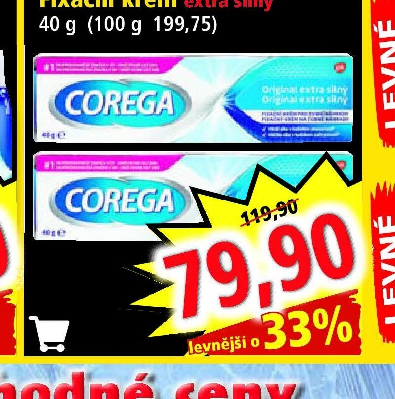 Corega Fixační krém extra silný 40 g