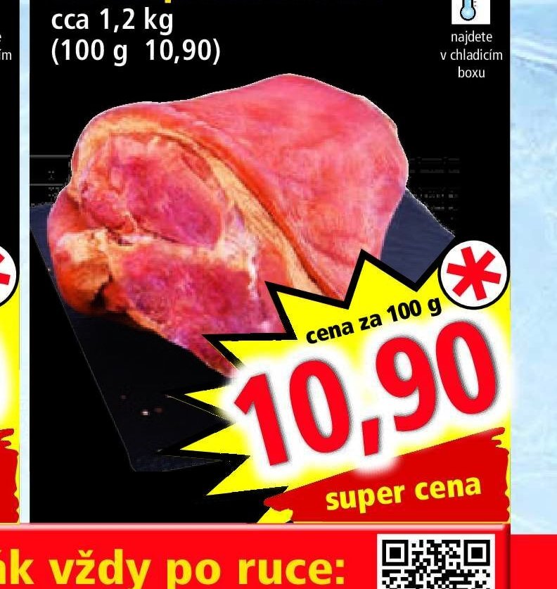 Lidové přední koleno cca 1,2 kg
