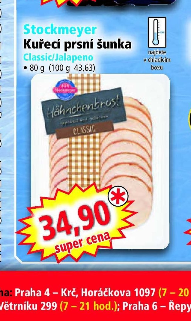 Stockmeyer Kuřecí prsní šunka