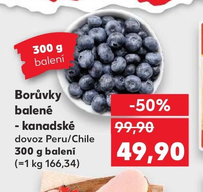 Borůvky balené - kanadské