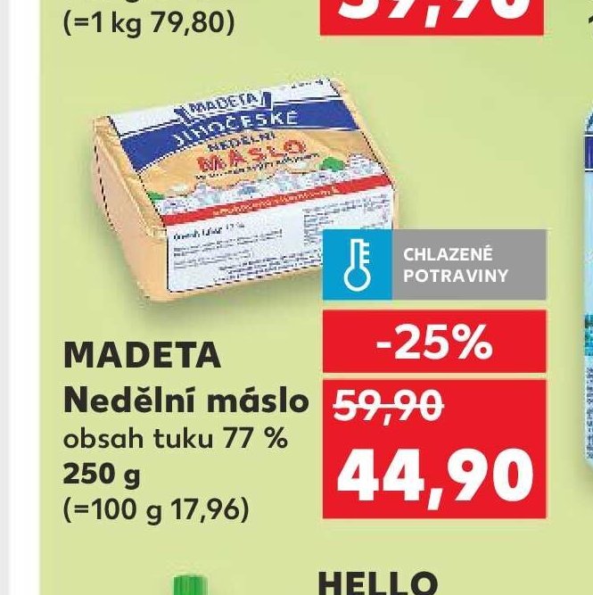 MADETA Nedělní máslo
