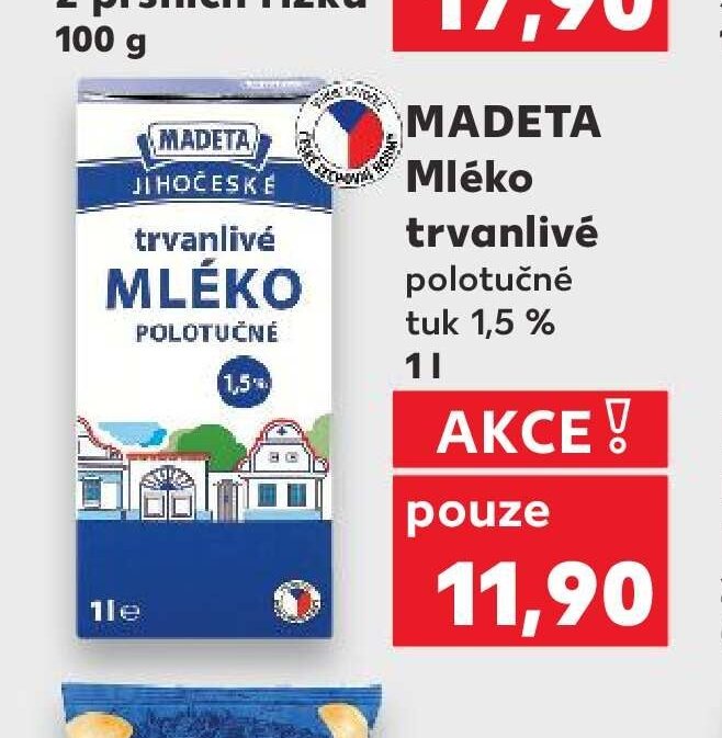 MADETA Mléko trvanlivé