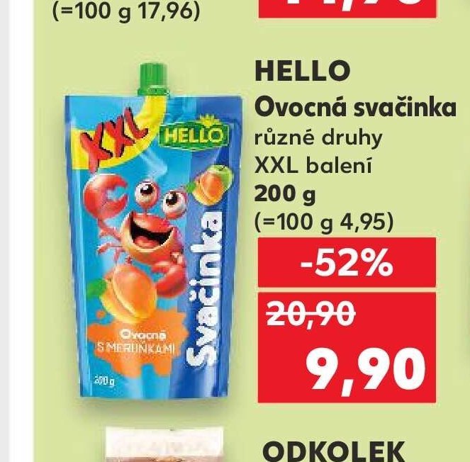 HELLO Ovocná svačinka