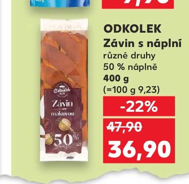 ODKOLEK Závin s náplní