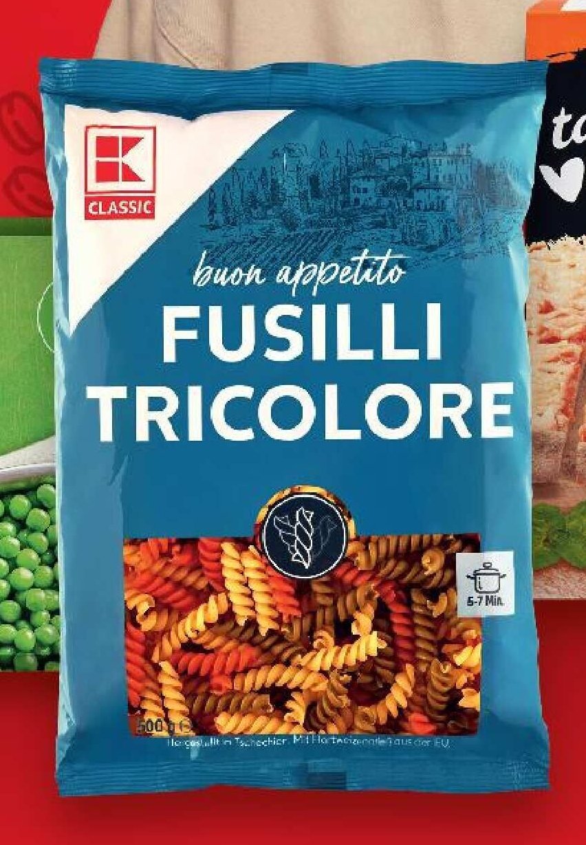 K-Classic Fusilli Tricolore - Kaufland akcniletaky.com