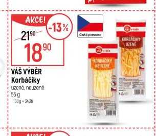 VÁŠ VÝBĚR Korbáčky