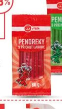 VÁŠ VÝBĚR Pendreky s příchutí jahody