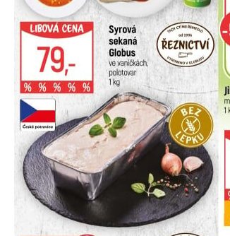 Syrová sekaná Globus