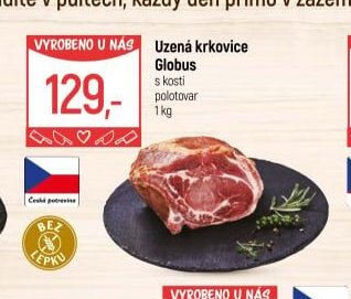Uzená krkovice Globus