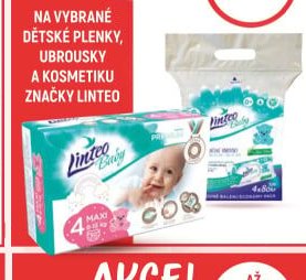 Linteo Baby dětské plenky a ubrousky