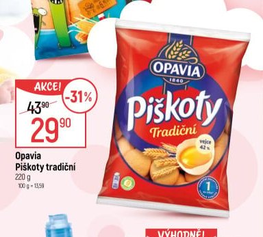 Opavia Piškoty tradiční