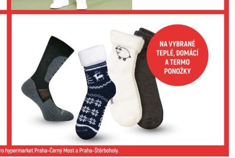 Teplé, domácí a termo ponožky - Globus akcniletaky.com