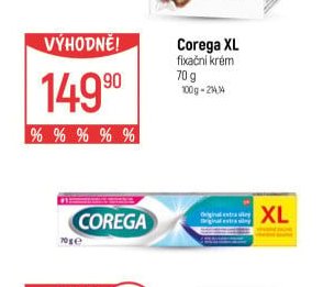 Corega XL fixační krém