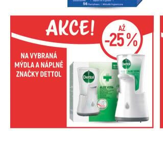 Dettol mýdla a náplně