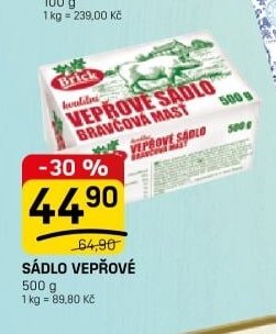 SÁDLO VEPŘOVÉ