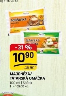 MAJONÉZA/ TATARSKÁ OMÁČKA