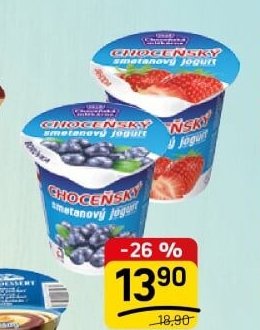 Choceňský smetanový jogurt
