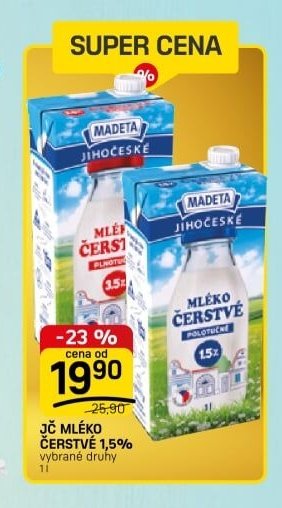 JČ Mléko čerstvé