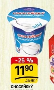 Choceňský smetanový jogurt bílý