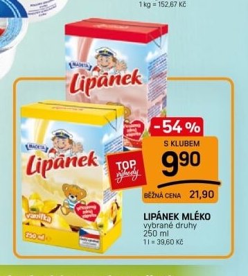 Lipánek mléko
