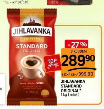 JIHLAVANKA STANDARD ORIGINAL 1 kg - FLOP TOP akcniletaky.com