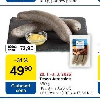 Tesco Jaternice